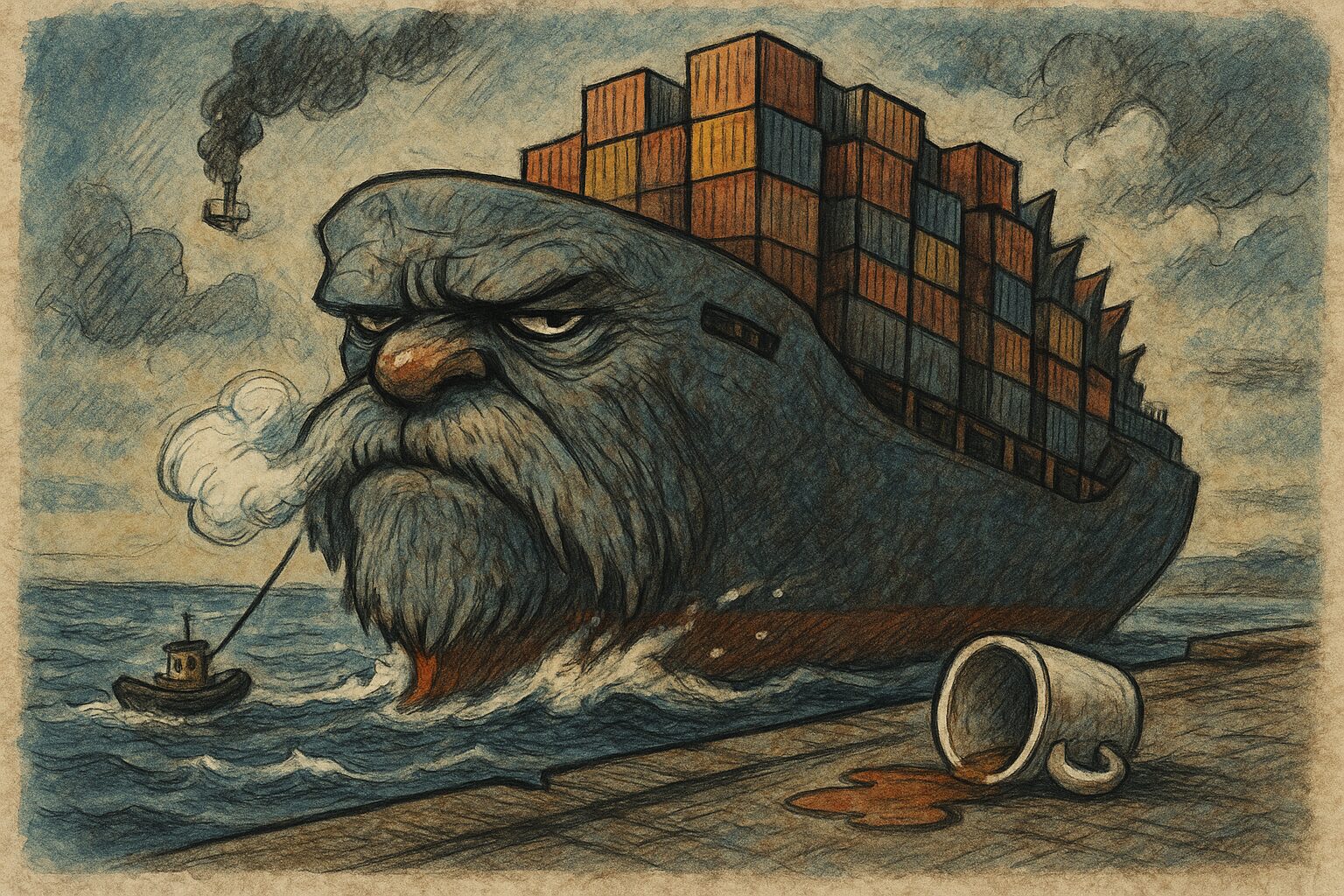 Mehr über den Artikel erfahren Giganten der See – Die 5 größten Containerschiffe 2025