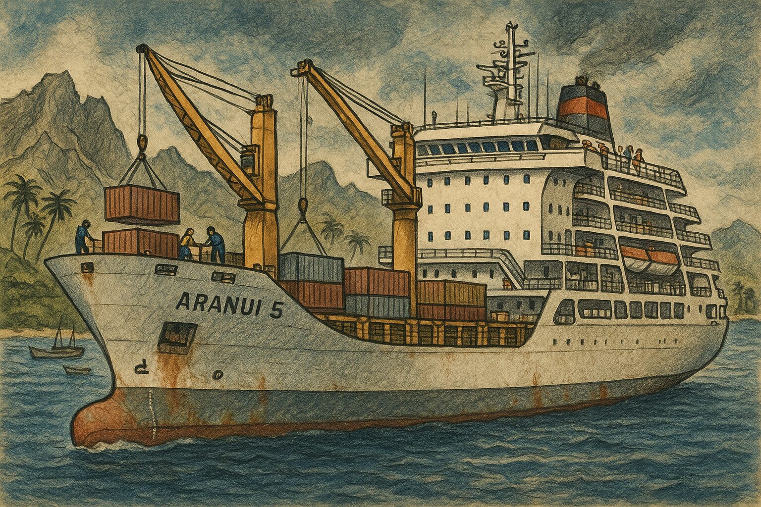 Mehr über den Artikel erfahren Aranui 5 – das schwimmende Taschenmesser der Südsee