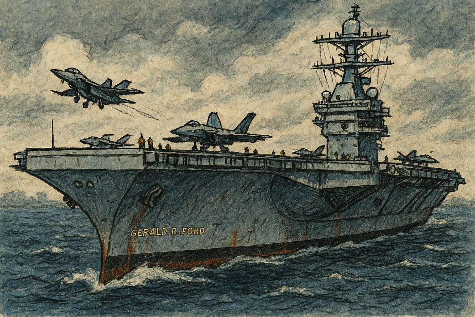 Mehr über den Artikel erfahren Stahlkoloss mit Flügeln – Die USS Gerald R. Ford (CVN‑78)